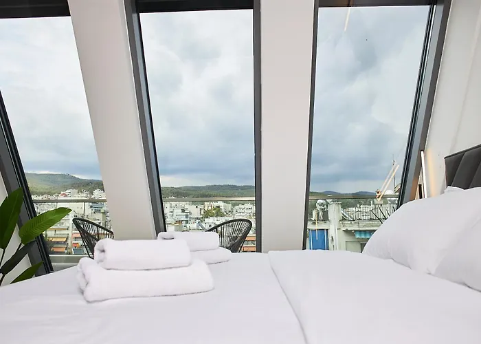 아파트 Casarte Luxury Penthouse #free Parking# By Binobi! 테살로니키