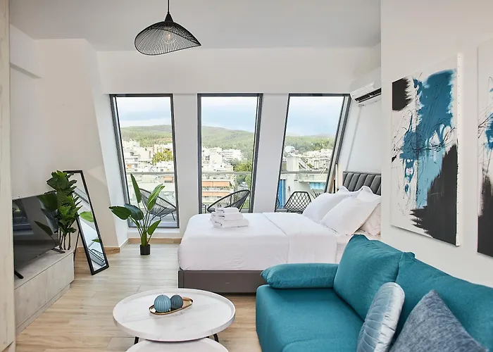 Casarte Luxury Penthouse #free Parking# By Binobi! 테살로니키